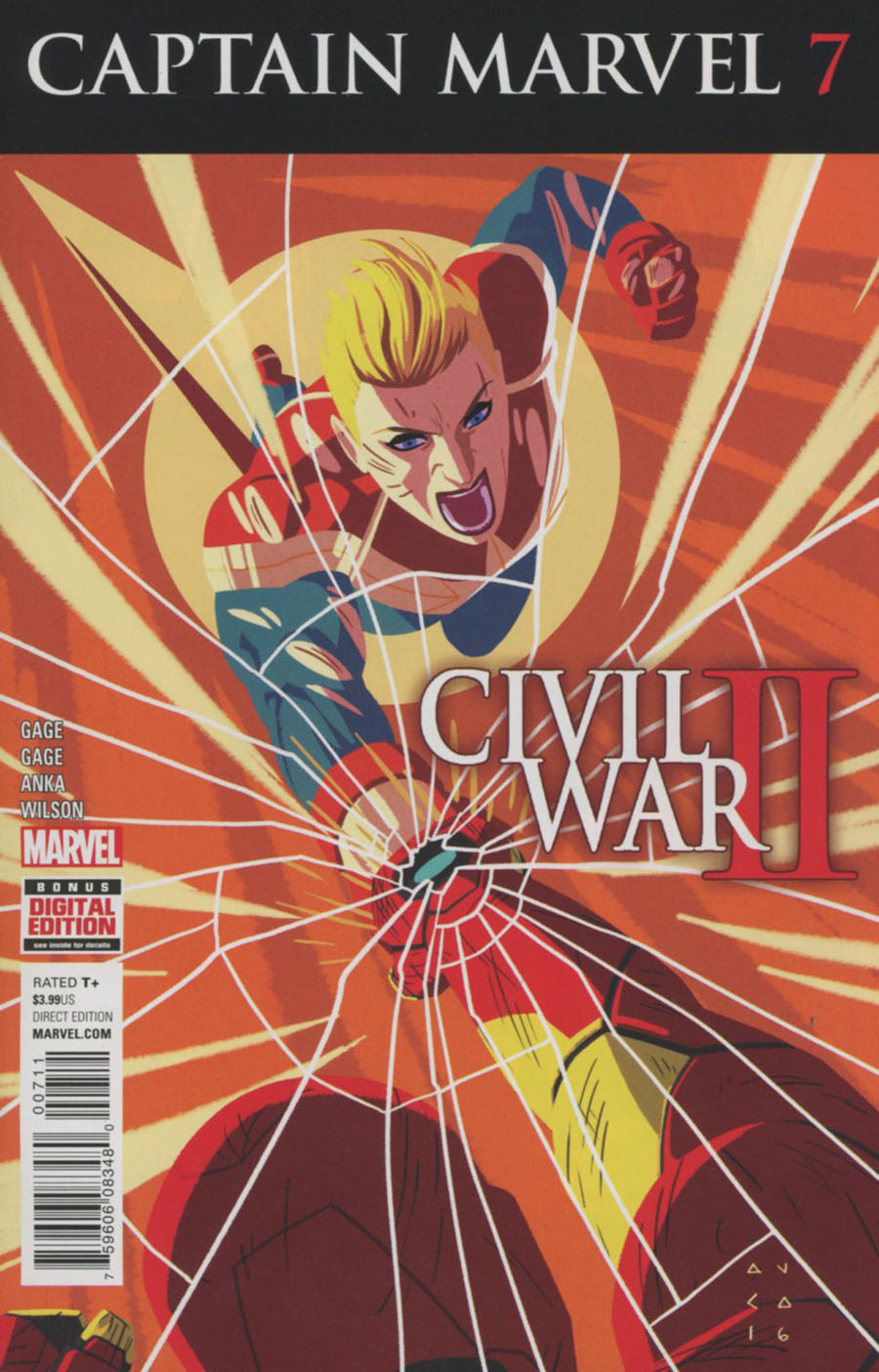 Captain Marvel Vol 8 #7 (Civil War II Tie-In)