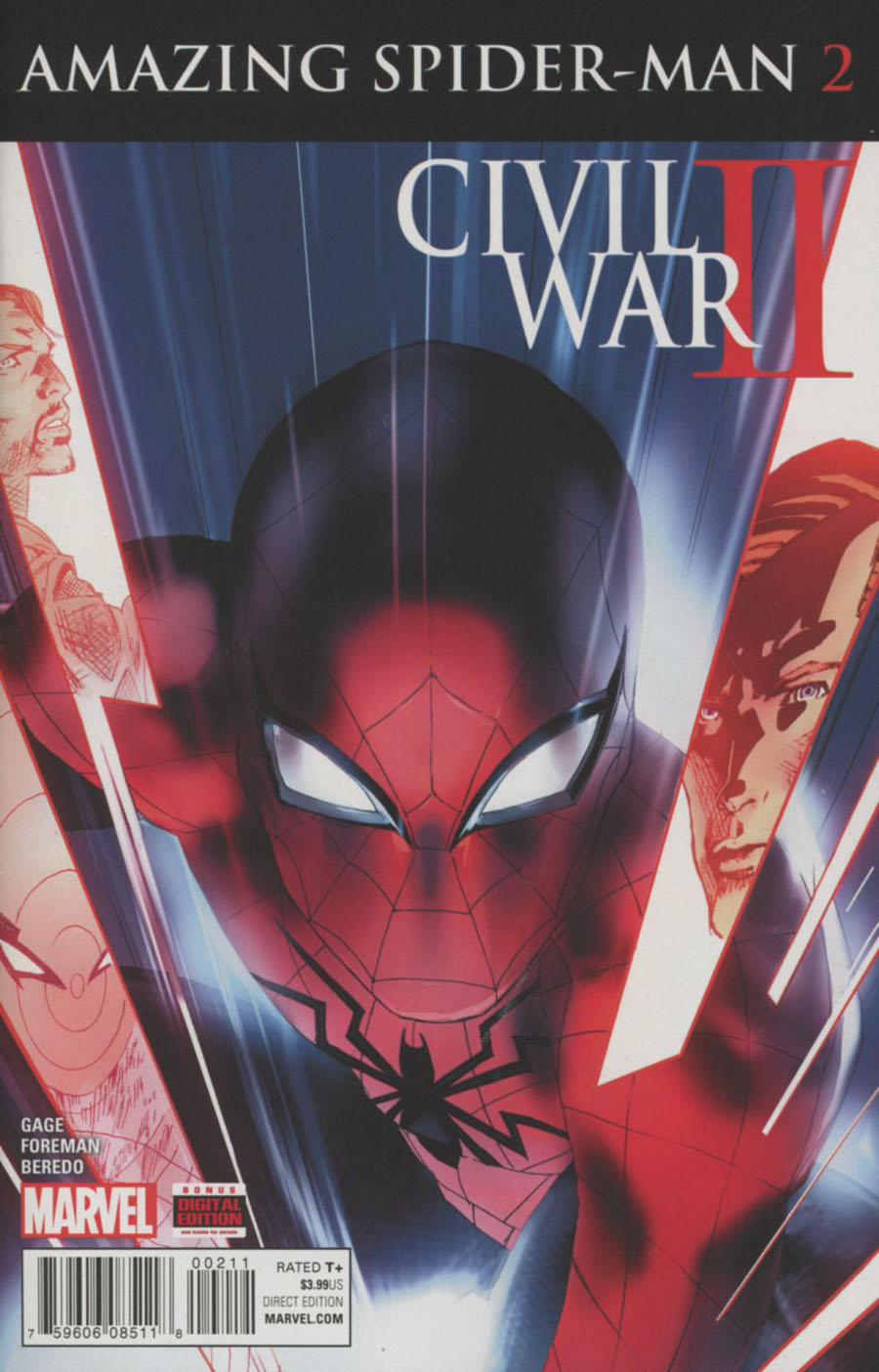 Civil War II Amazing Spider-Man #2 Cover A Regular Travel Foreman Cover