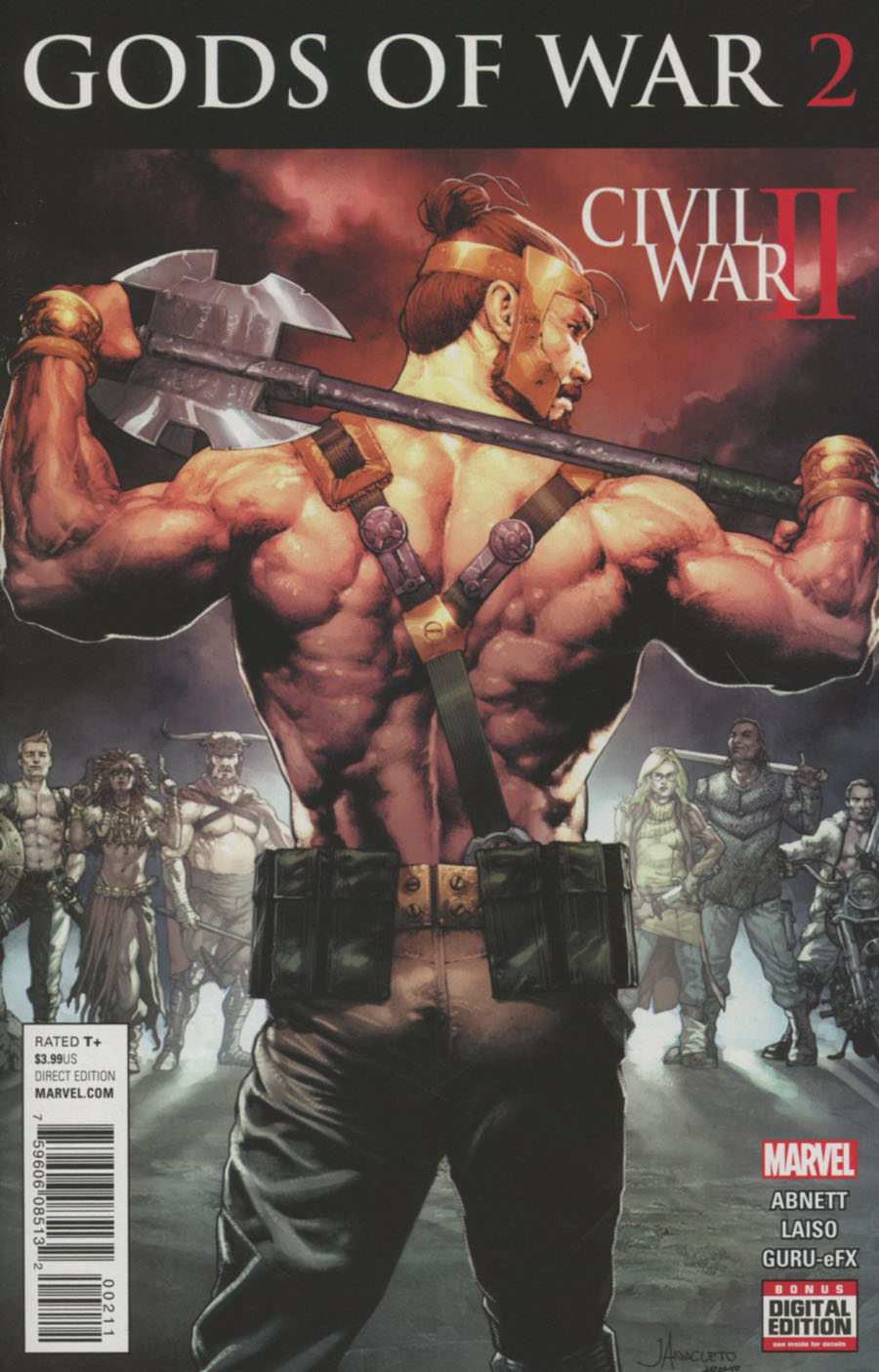 Civil War II Gods Of War #2 Cover A Regular Jay Anacleto Cover