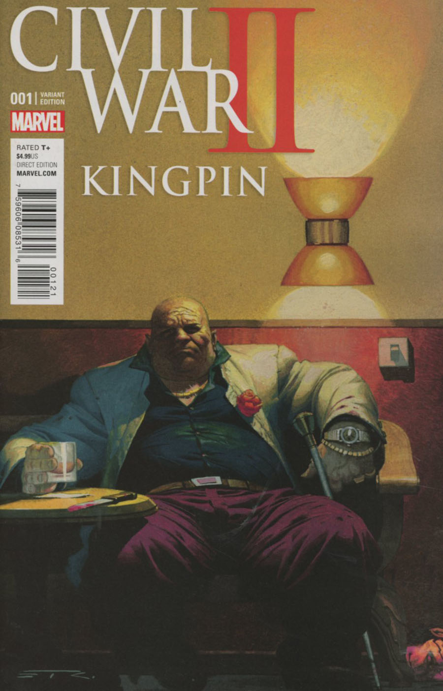Civil War II Kingpin #1 Cover B Variant Esad Ribic Cover