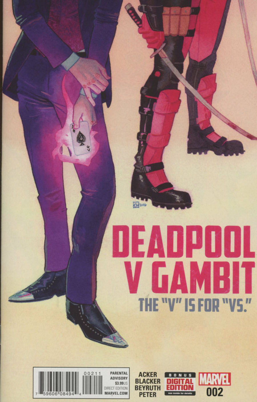 Deadpool v Gambit #2 Cover A Regular Kevin P Wada Cover