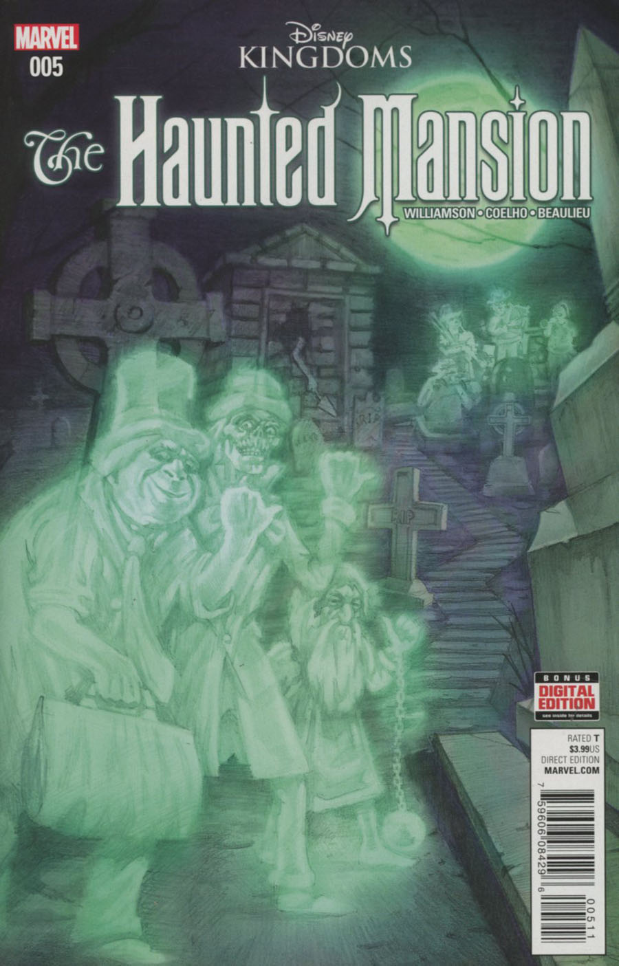 Disney Kingdoms Haunted Mansion #5 Cover A Regular EM Gist Cover