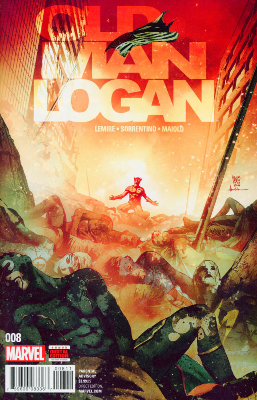 Old Man Logan Vol 2 #8 Cover A Regular Andrea Sorrentino Cover
