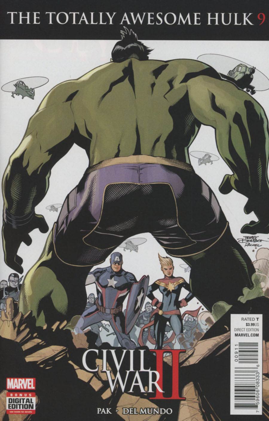 Totally Awesome Hulk #9 (Civil War II Tie-In)