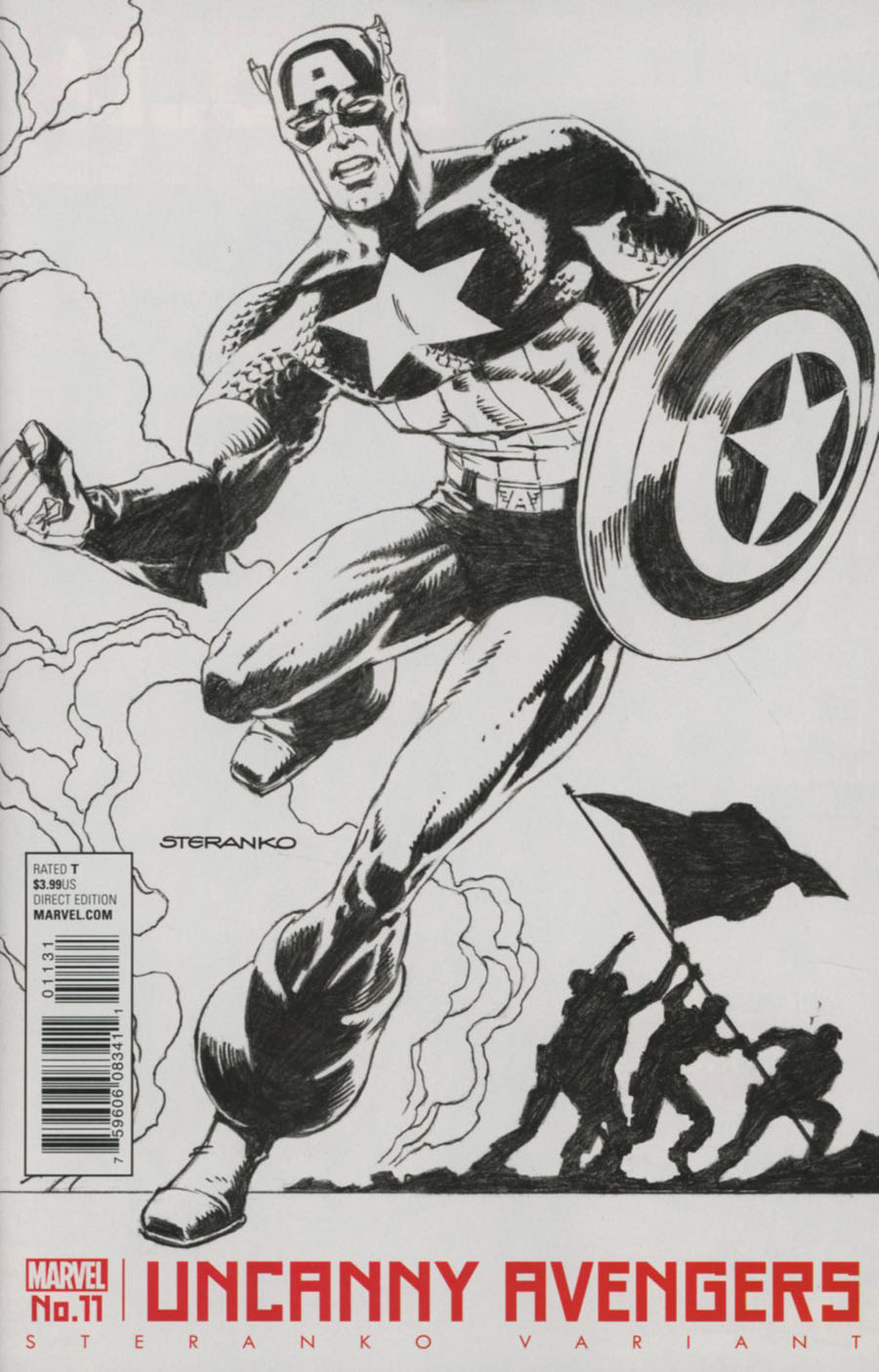 Uncanny Avengers Vol 3 #11 Cover B Variant Jim Steranko Captain America Cover