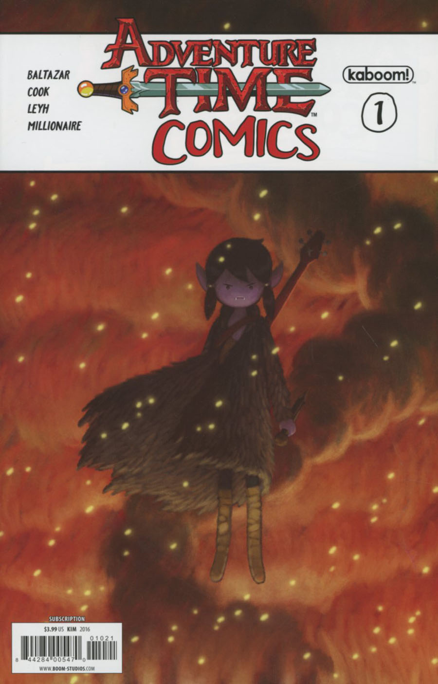 Adventure Time Comics #1 Cover B Variant Derek Kirk Kim Subscription Cover