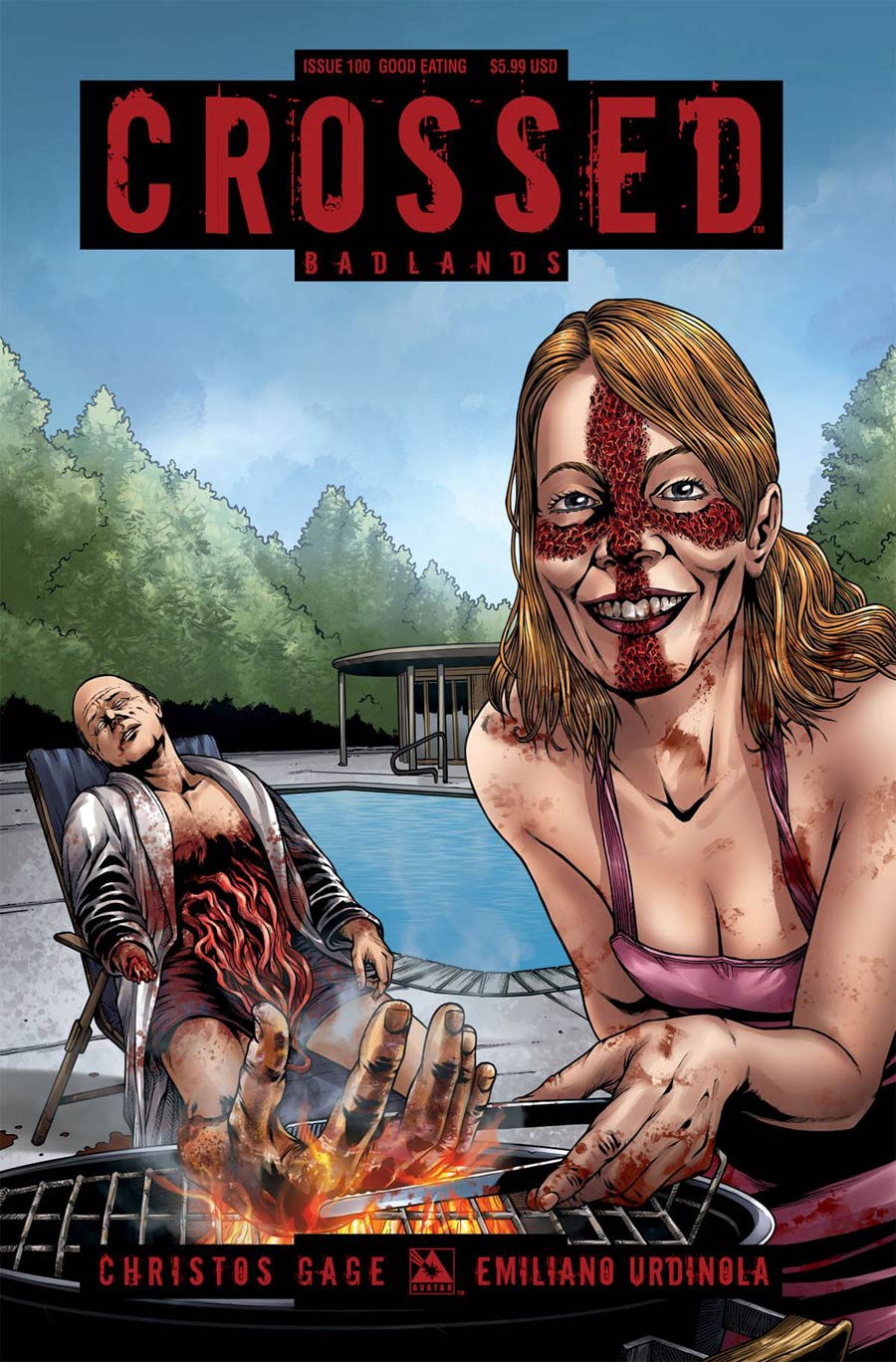 Crossed Badlands #100 Cover B Good Eating Cover
