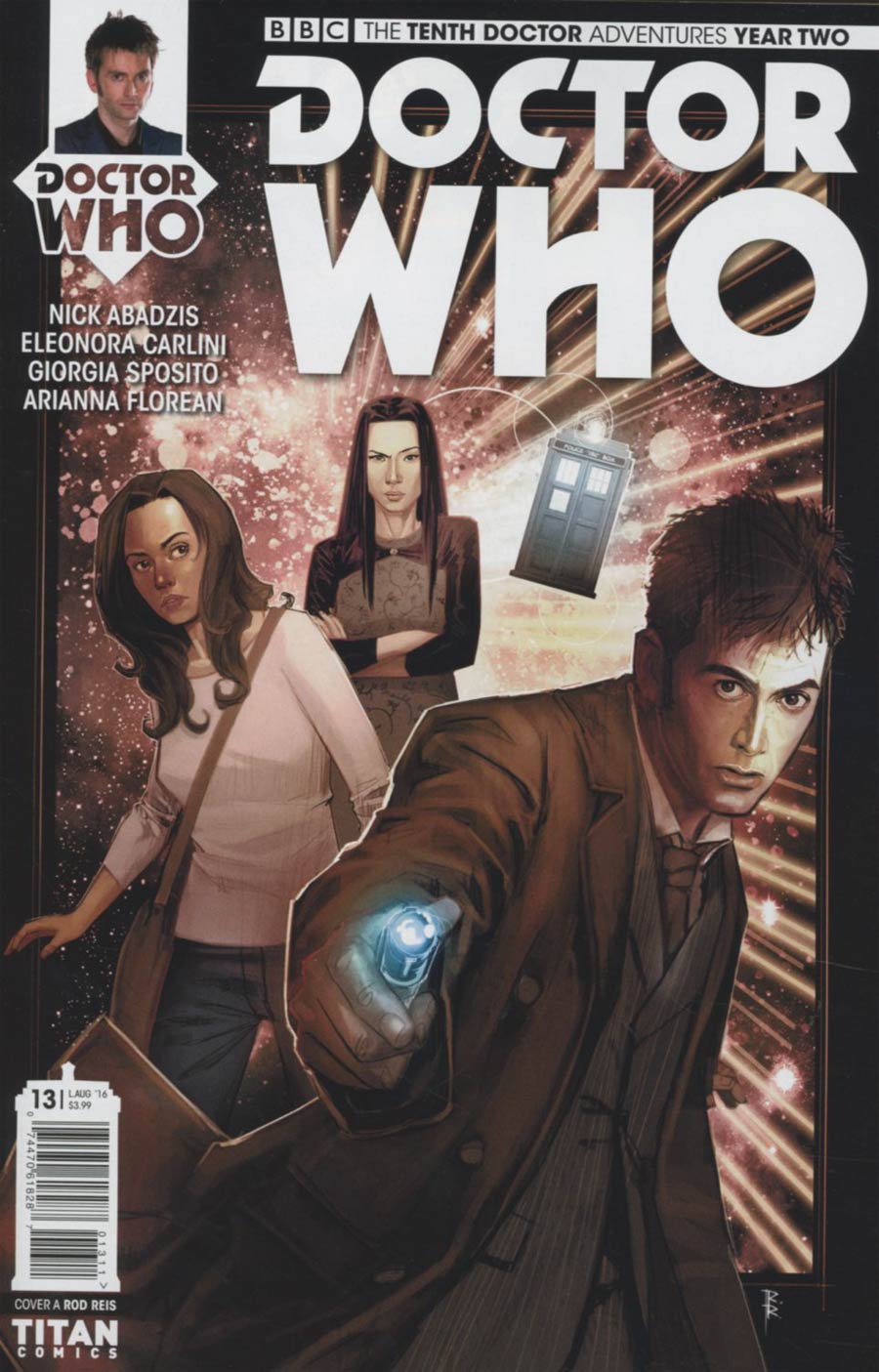 Doctor Who 10th Doctor Year Two #13 Cover A Regular Rod Reis Cover