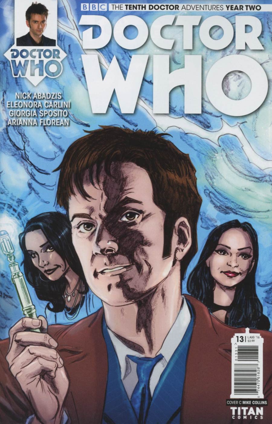 Doctor Who 10th Doctor Year Two #13 Cover C Variant Mike Collins Connecting Cover