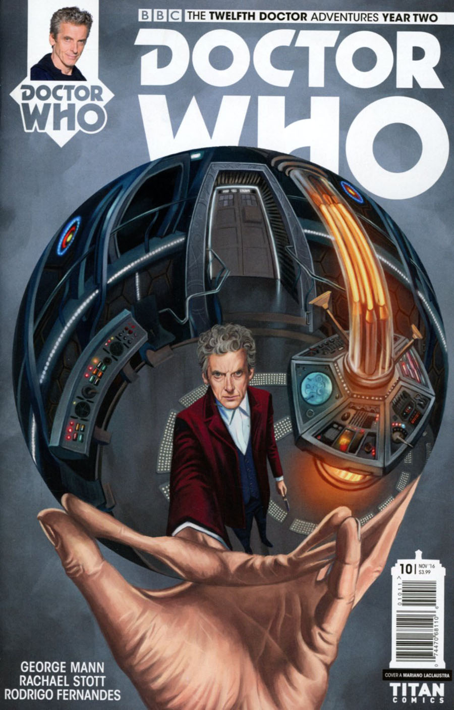 Doctor Who 12th Doctor Year Two #10 Cover A Regular Mariano Laclaustra Cover