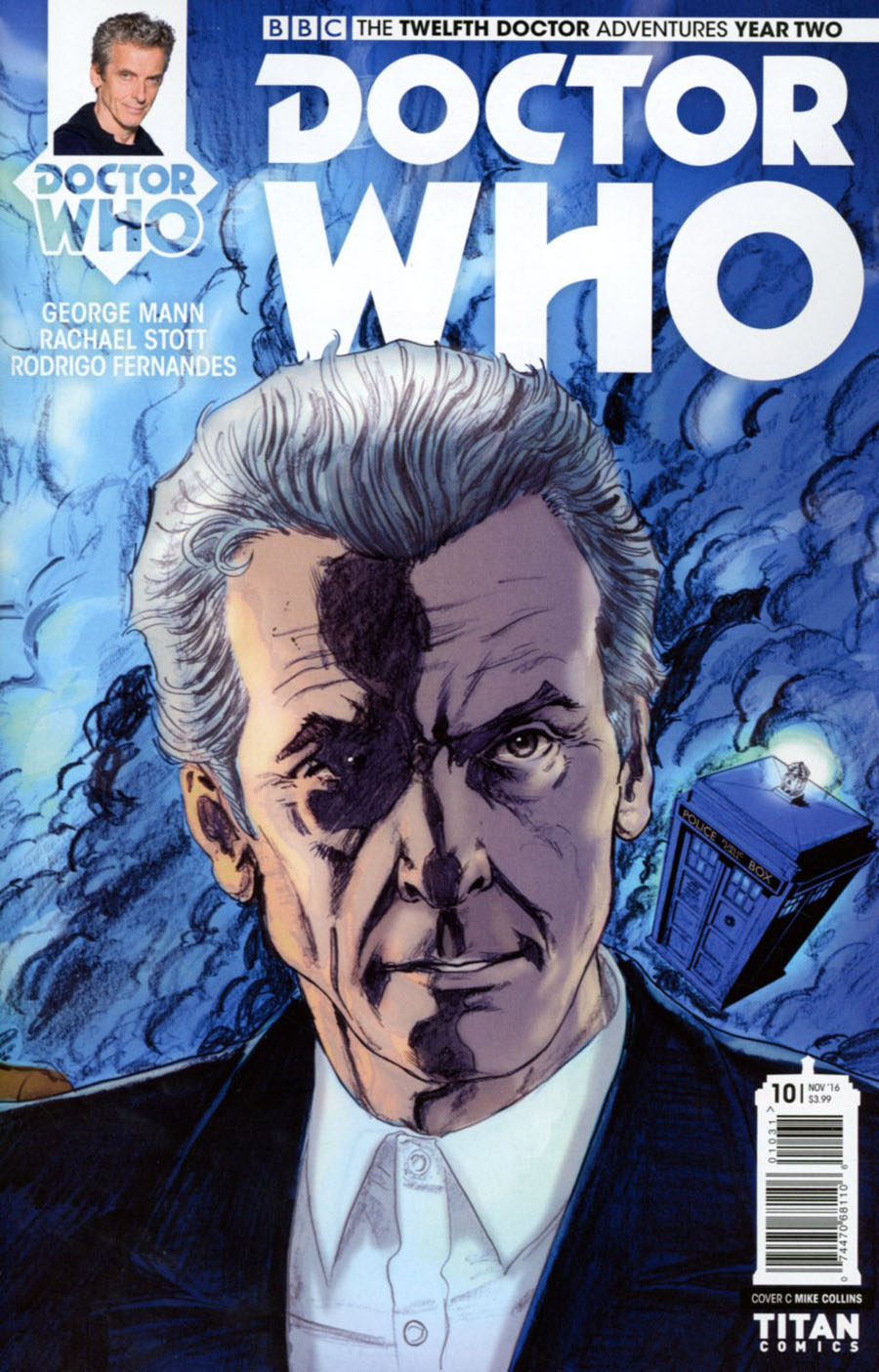 Doctor Who 12th Doctor Year Two #10 Cover C Variant Mike Collins Connecting Cover