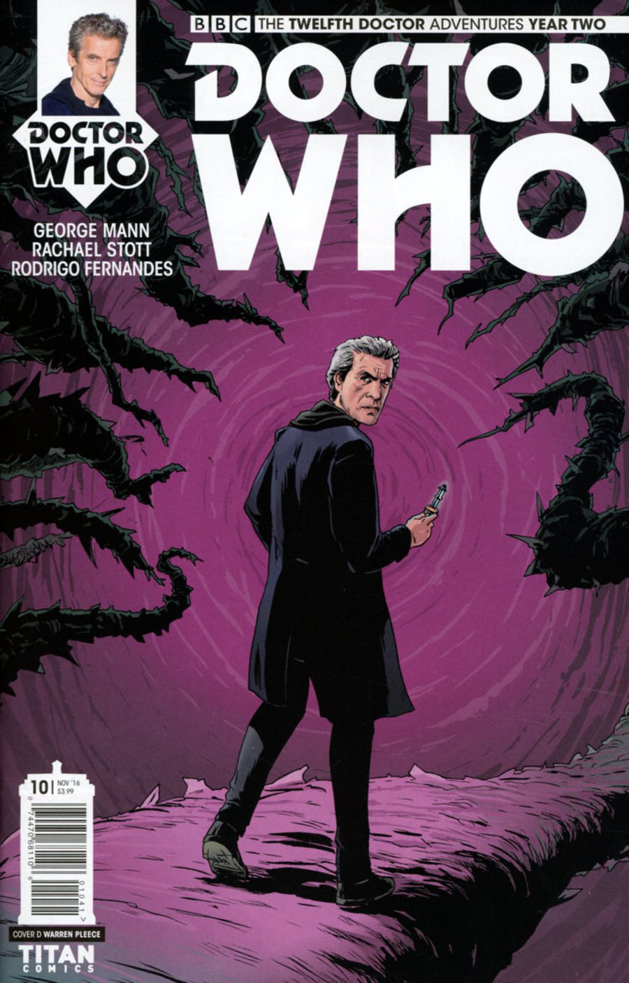 Doctor Who 12th Doctor Year Two #10 Cover D Variant Warren Pleece Cover