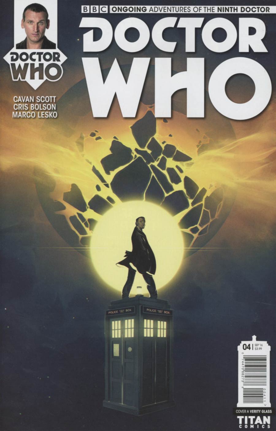 Doctor Who 9th Doctor Vol 2 #4 Cover A Regular Verity Glass Cover