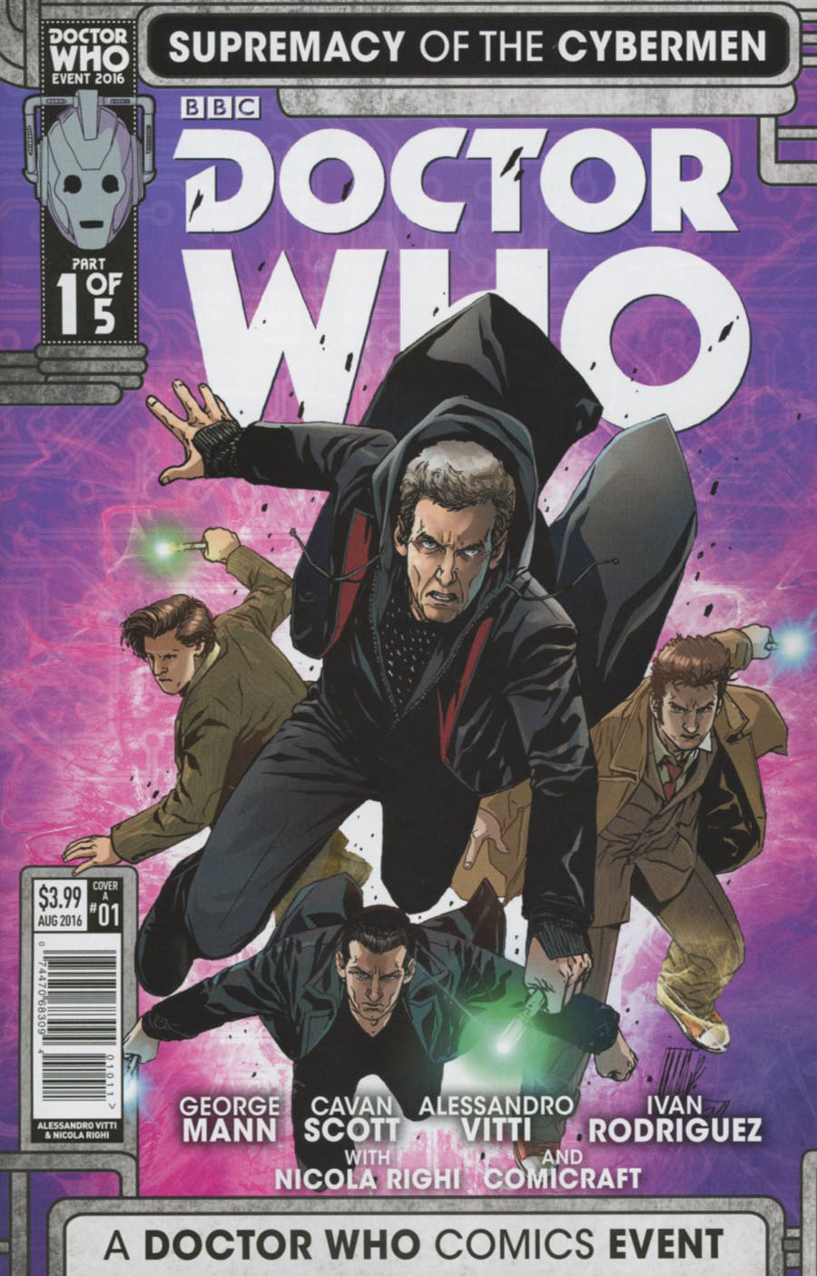 Doctor Who Event 2016 Supremacy Of The Cybermen #1 Cover A Regular Alessandro Vitti Cover