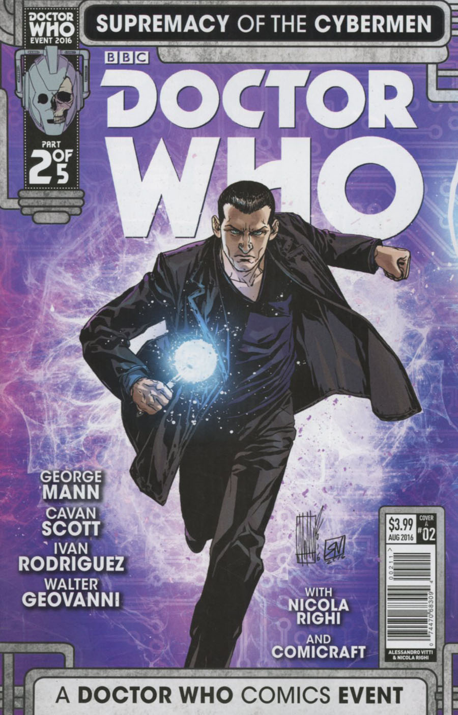 Doctor Who Event 2016 Supremacy Of The Cybermen #2 Cover A Regular Alessandro Vitti Cover