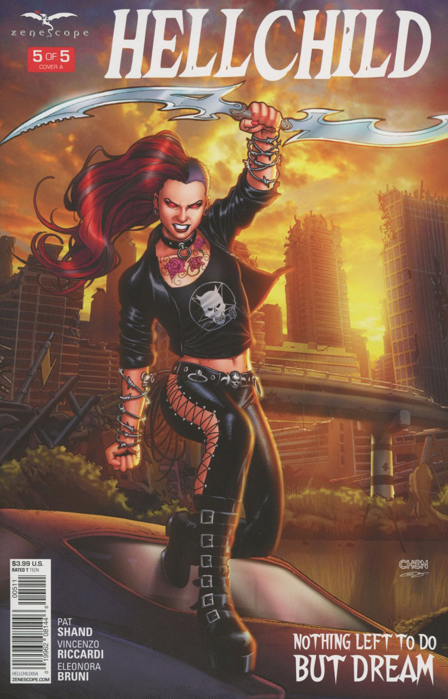 Grimm Fairy Tales Presents Hellchild #5 Cover A Sean Chen