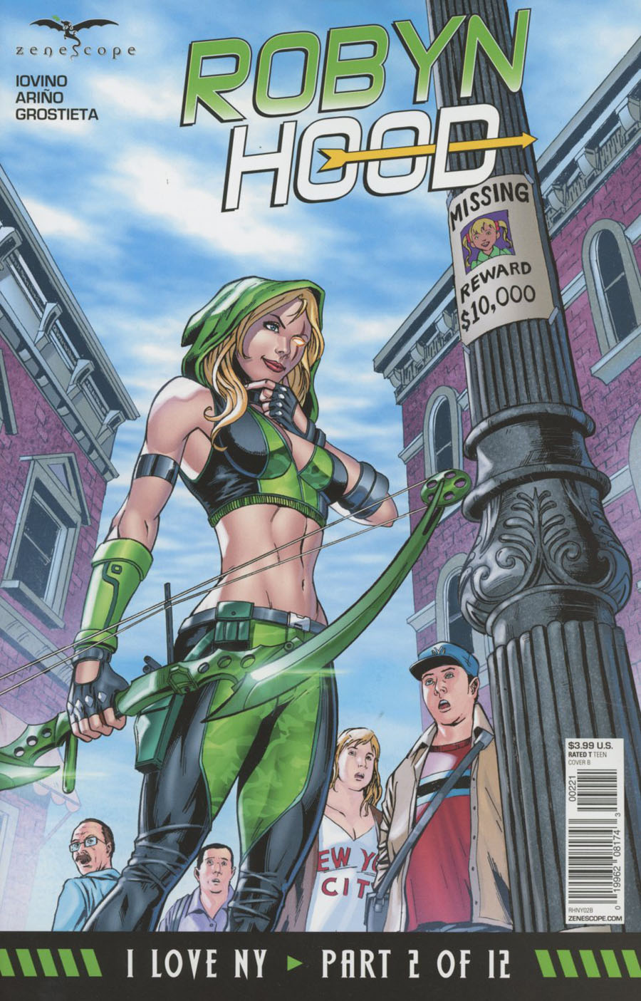 Grimm Fairy Tales Presents Robyn Hood I Love NY #2 Cover B Alfredo Reyes