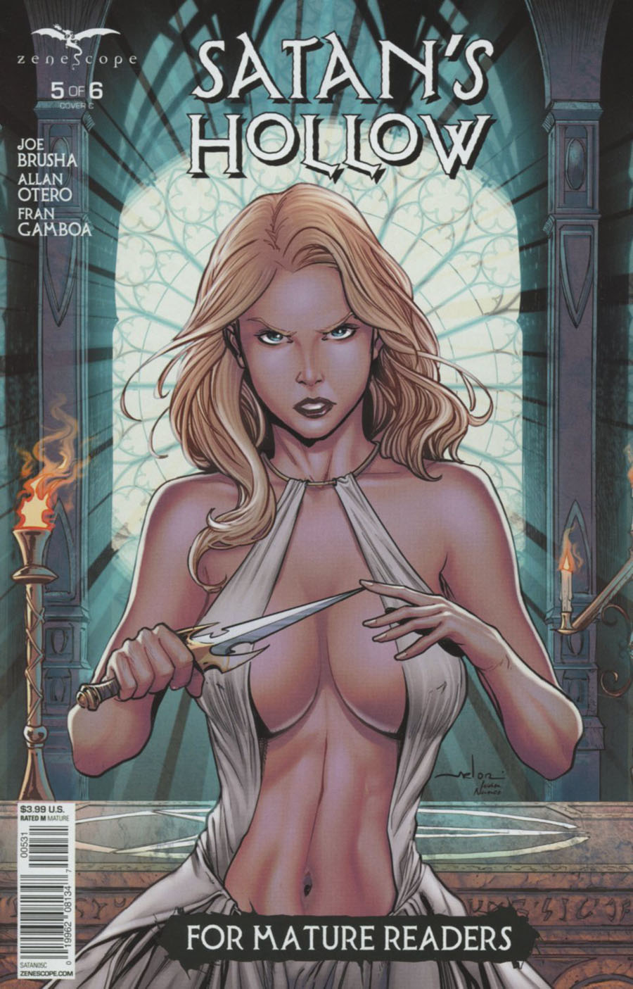 Grimm Fairy Tales Presents Satans Hollow #5 Cover C Andrea Meloni
