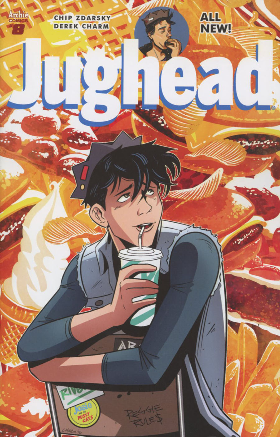 Jughead Vol 3 #8 Cover A Regular Derek Charm Cover