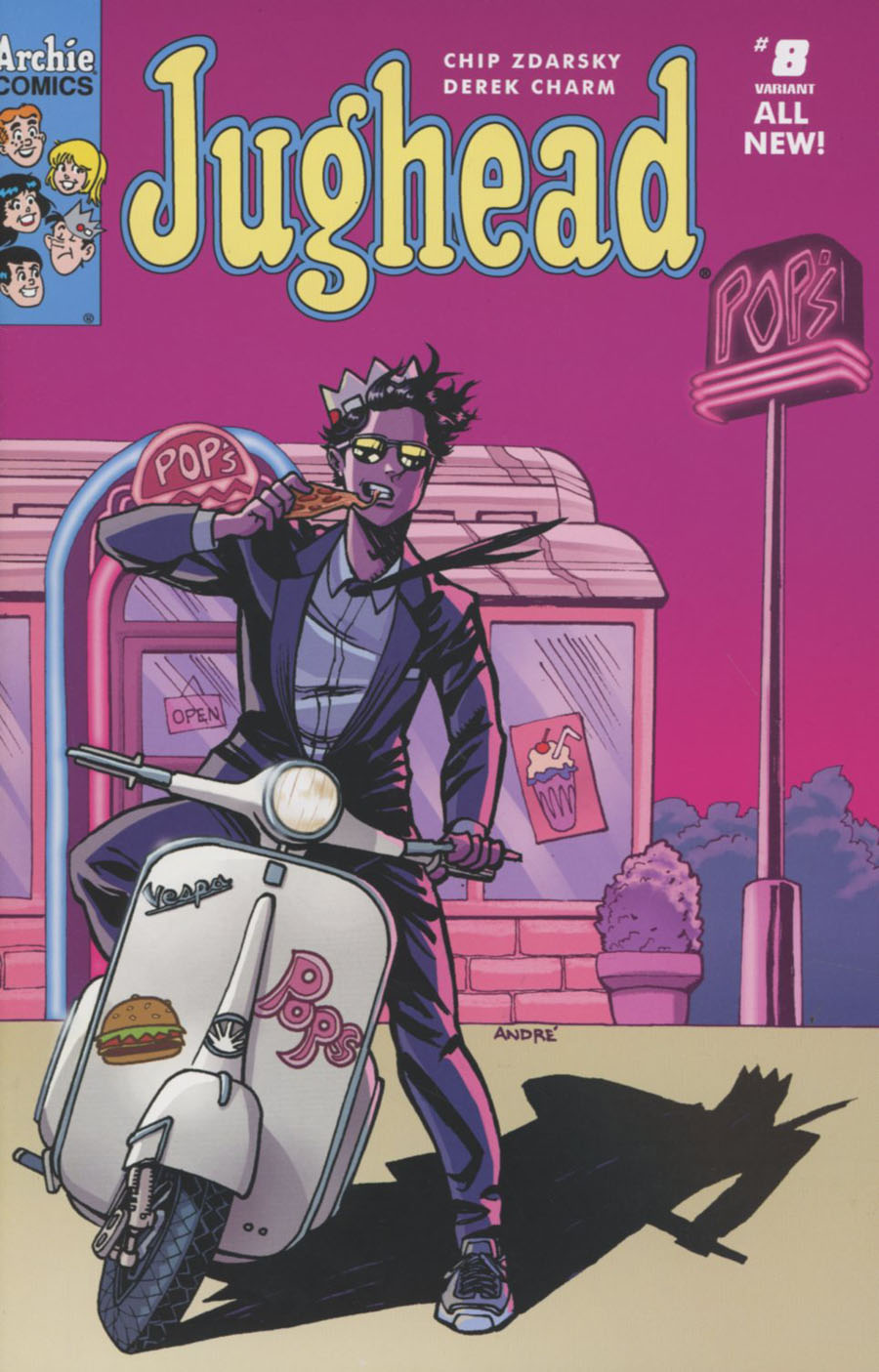 Jughead Vol 3 #8 Cover B Variant Andre Szymanowicz Cover