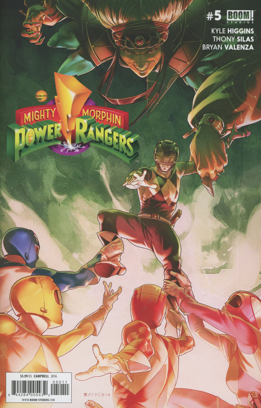 Mighty Morphin Power Rangers (BOOM Studios) #5 Cover A Regular Jamal Campbell Cover