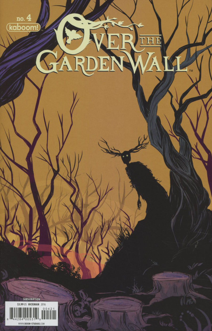 Over The Garden Wall Vol 2 #4 Cover B Variant Jen Hickman Subscription Cover