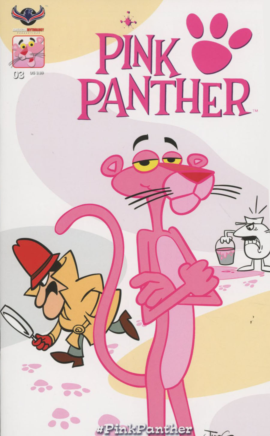 Pink Panther Vol 3 #3 Cover B Variant Pink Hijinks Subscription Cover