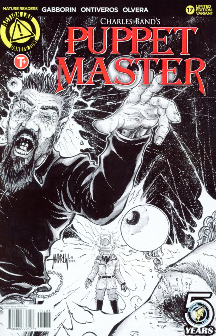 Puppet Master #17 Cover C Variant Andrew Mangum Kill Sketch Cover