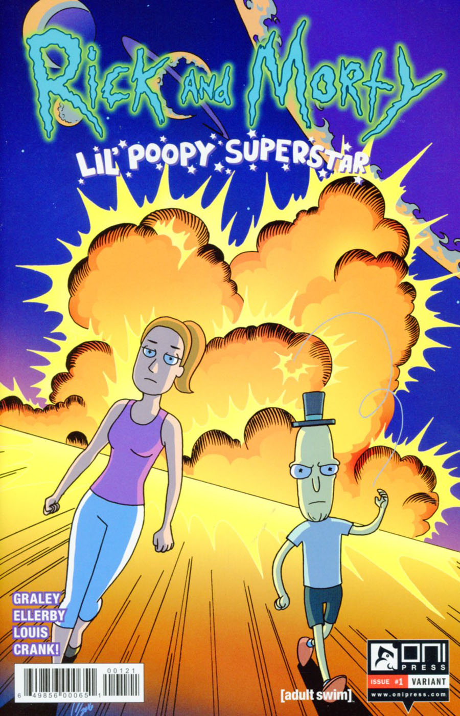 Rick And Morty Lil Poopy Superstar #1 Cover B Variant Megan Levens Cover