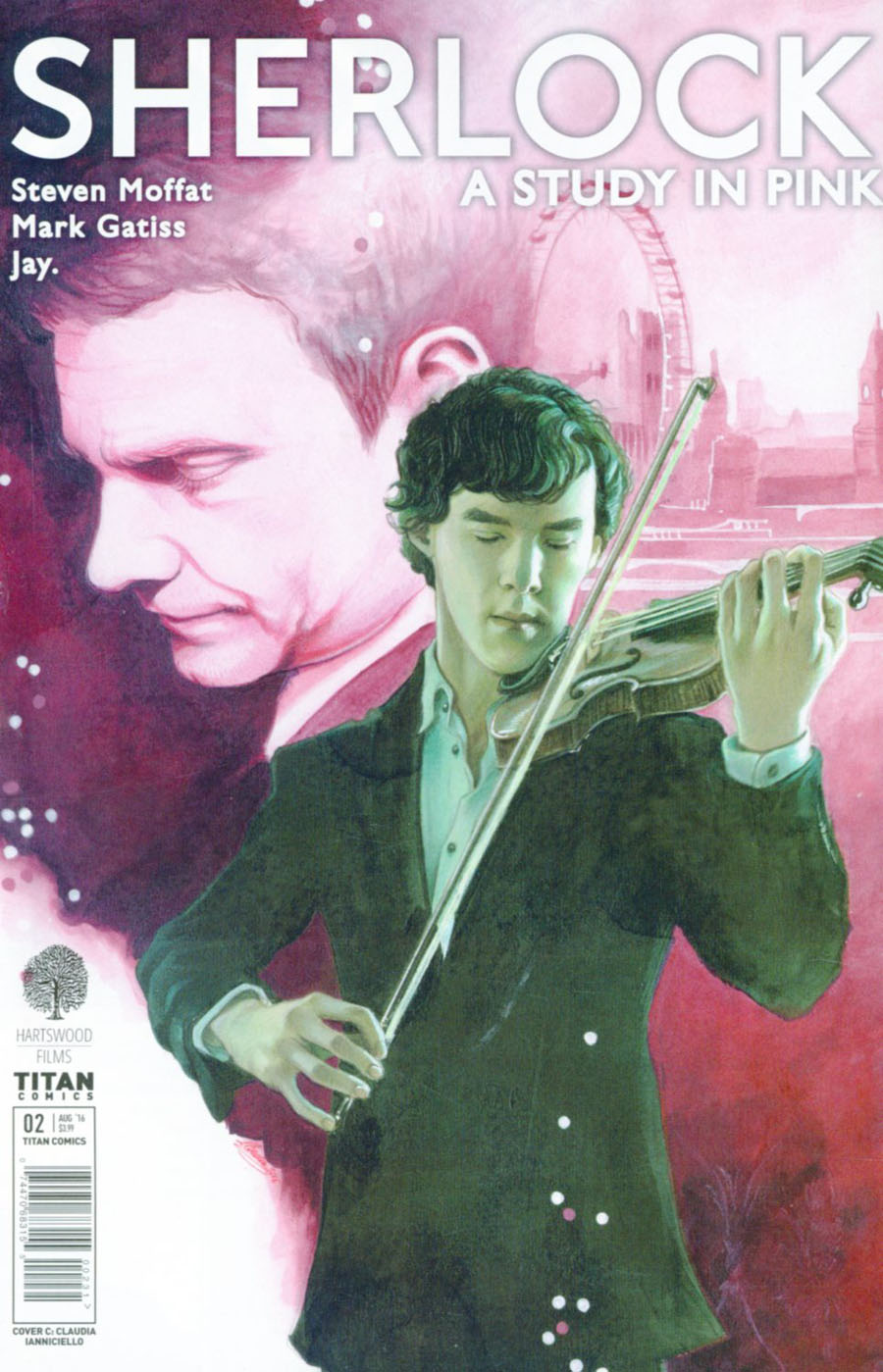 Sherlock A Study In Pink #2 Cover C Variant Claudia Ianniciello Cover