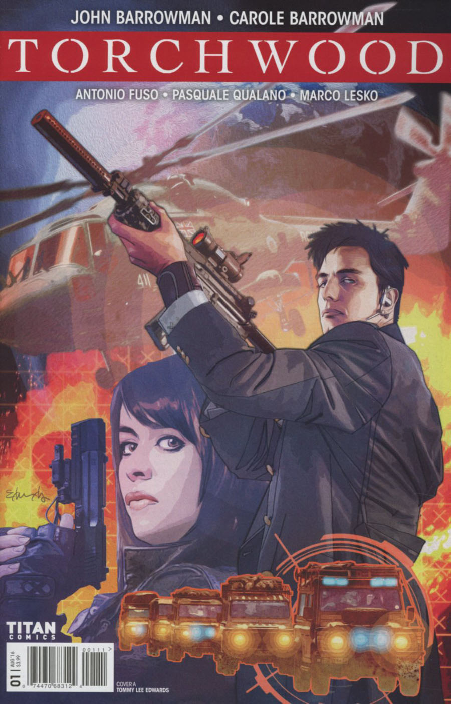 Torchwood Vol 2 #1 Cover A Regular Tommy Lee Edwards Cover