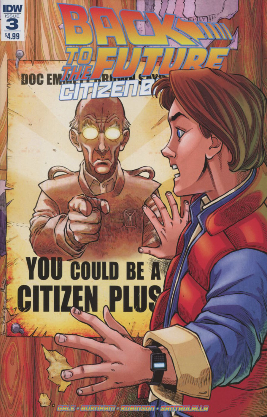 Back To The Future Citizen Brown #3 Cover A Regular Alan Robinson Cover