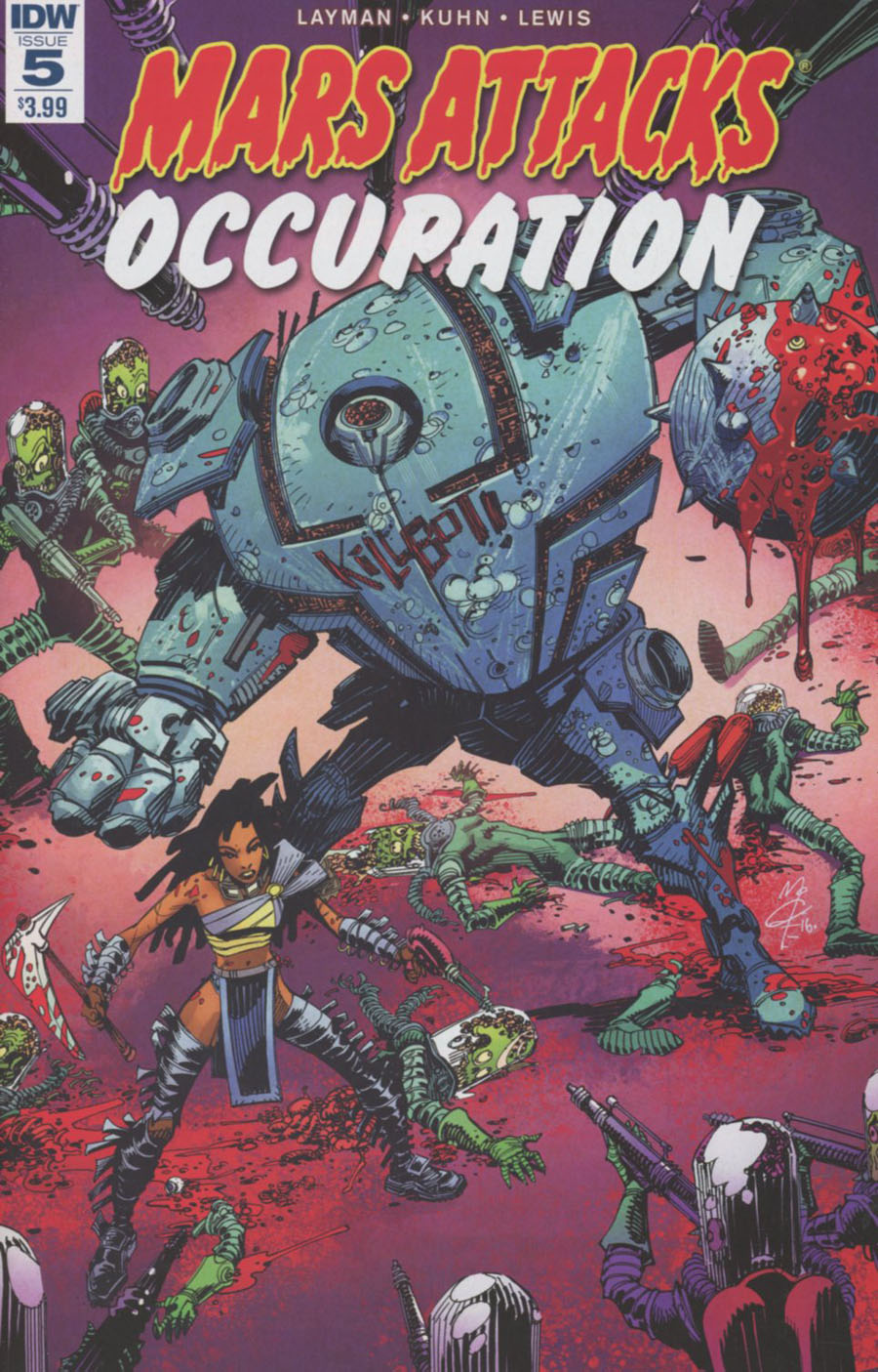 Mars Attacks Occupation #5 Cover A Regular John McCrea Cover