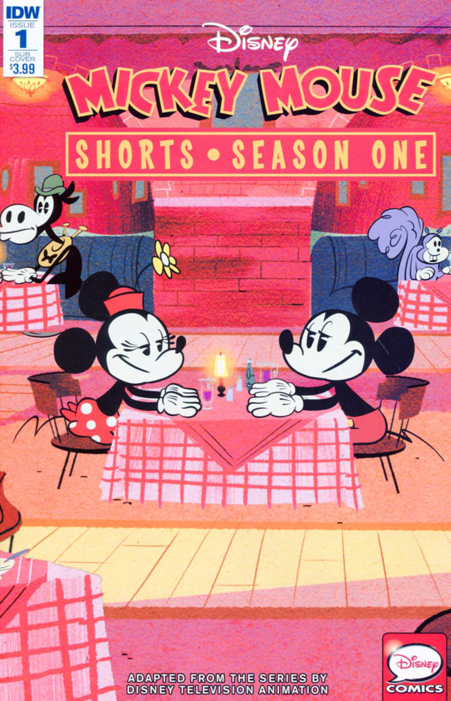 Mickey Mouse Shorts Season 1 #1 Cover B Variant Paul Rudish Animation Art Subscription Cover