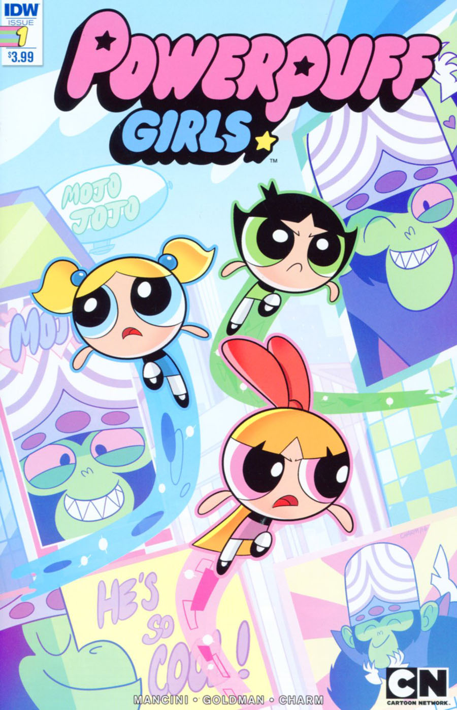 Powerpuff Girls Vol 3 #1 Cover A 1st Ptg Regular Derek Charm Cover