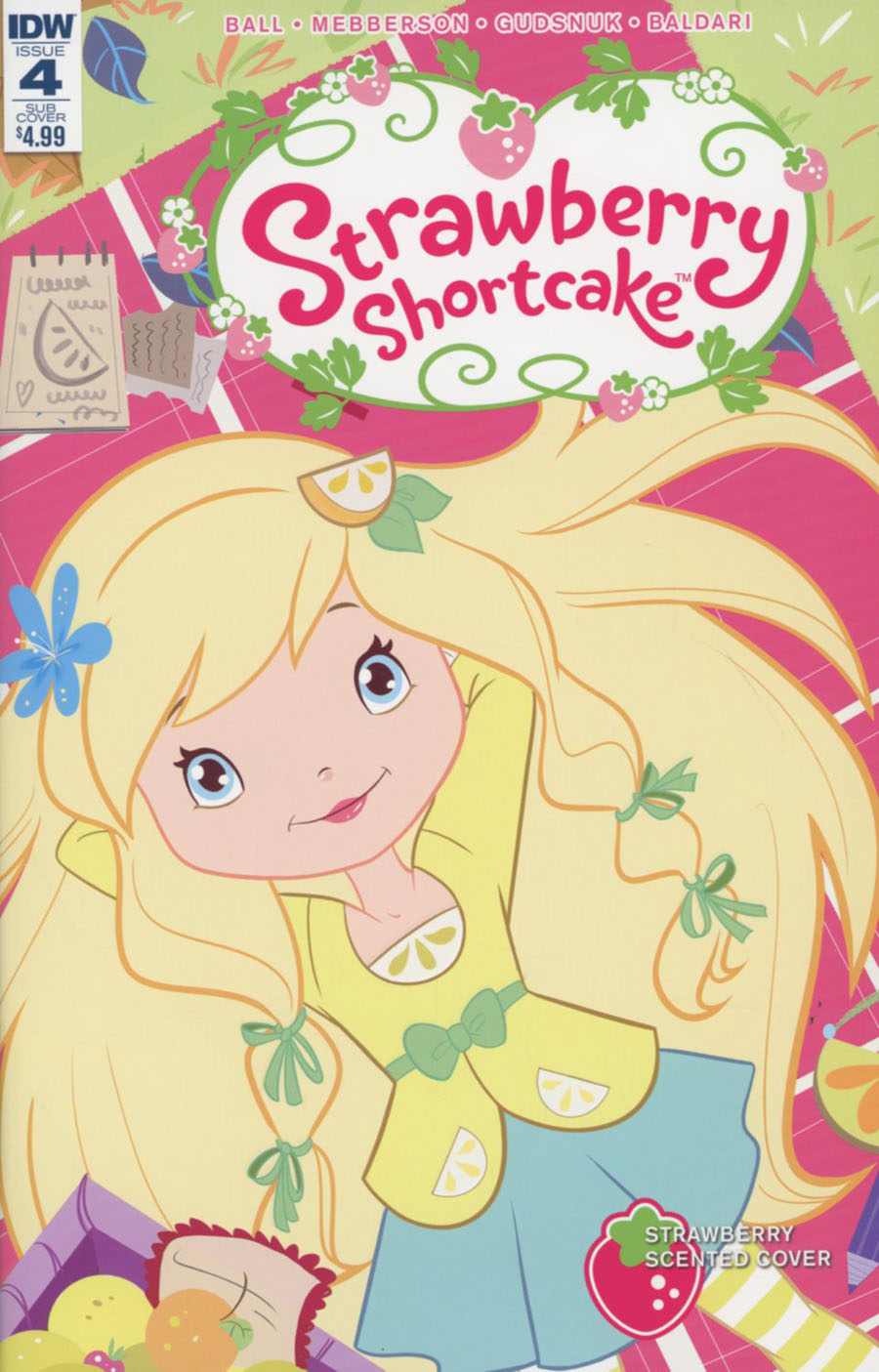 Strawberry Shortcake Vol 3 #4 Cover C Variant Nicoletta Baldari Scented Cover