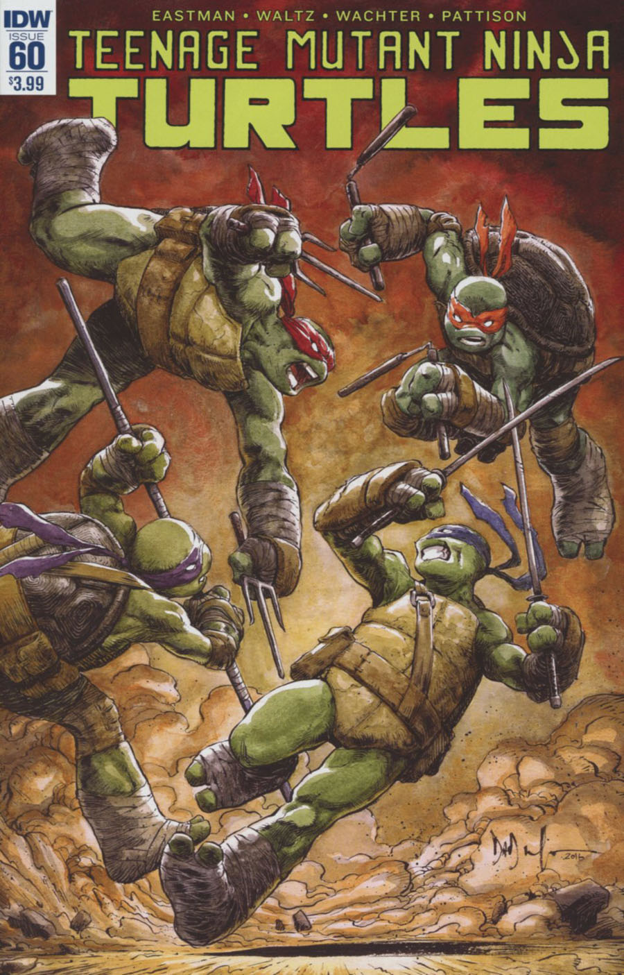 Teenage Mutant Ninja Turtles Vol 5 #60 Cover A Regular Dave Wachter Cover