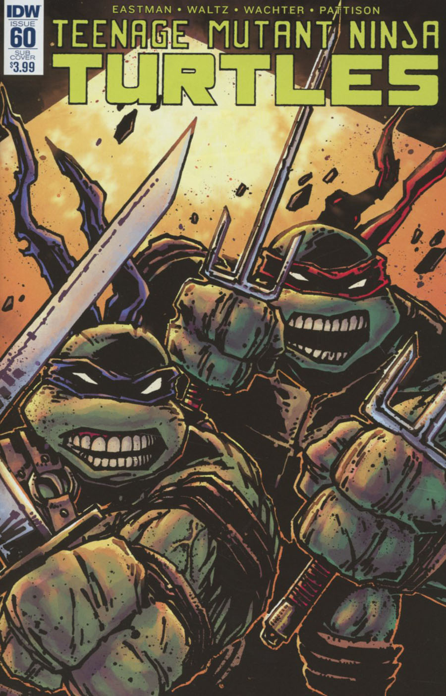 Teenage Mutant Ninja Turtles Vol 5 #60 Cover B Variant Kevin Eastman Subscription Cover