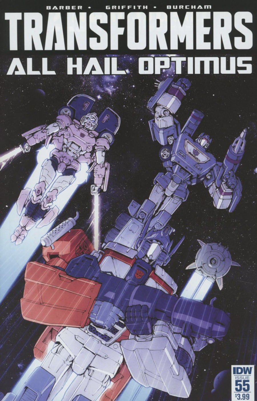 Transformers Vol 3 #55 Cover A Regular Andrew Griffith Cover