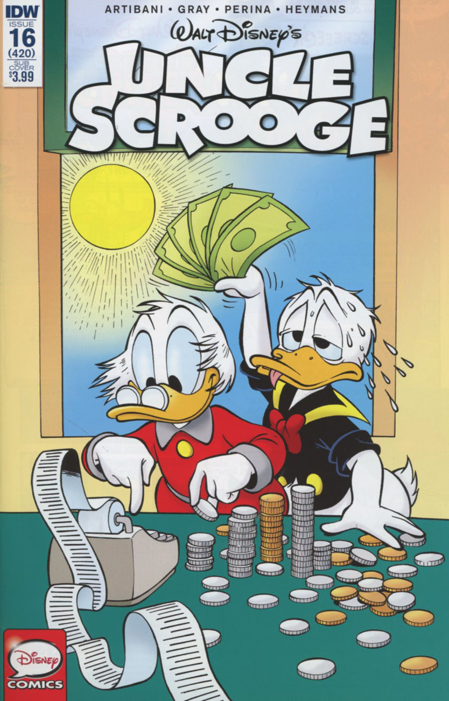Uncle Scrooge Vol 2 #16 Cover B Variant Francisco Rodriguez Peinado Subscription Cover