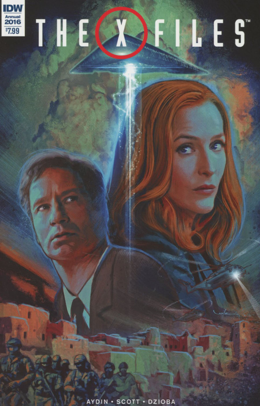 X-Files Annual 2016 Cover A Regular Carlos Valenzuela Cover