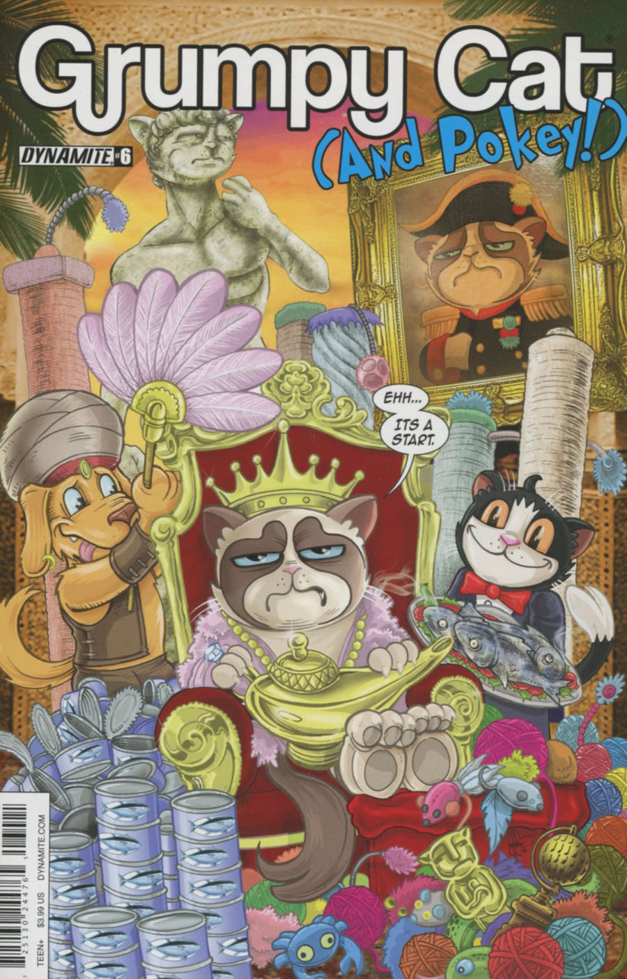 Grumpy Cat & Pokey #6 Cover B Variant Ken Haeser Cover