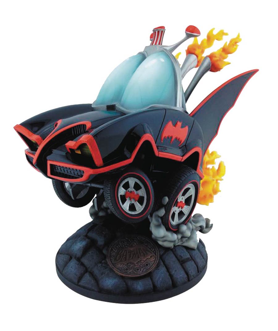 DC Batman 66 Batmobile Statue