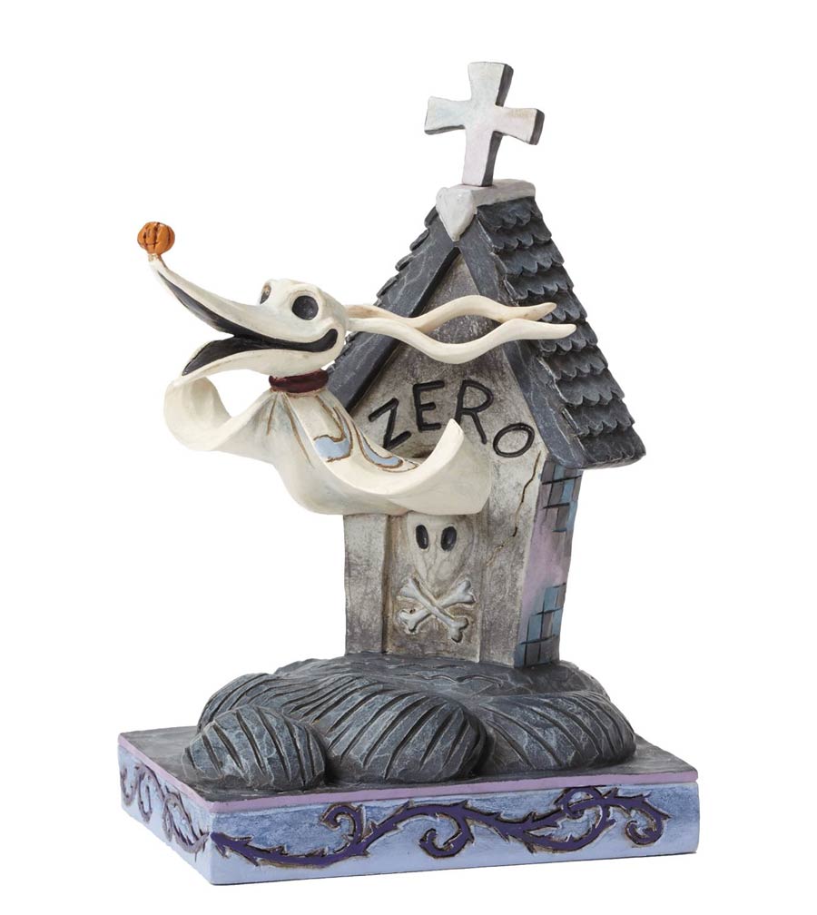 Disney Traditions Nightmare Before Christmas Zero & Dog House Figurine