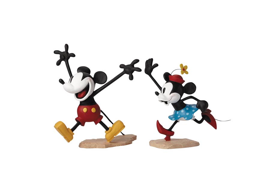Walt Disney Archives Collection Mickey & Minnie Maquette Color Version
