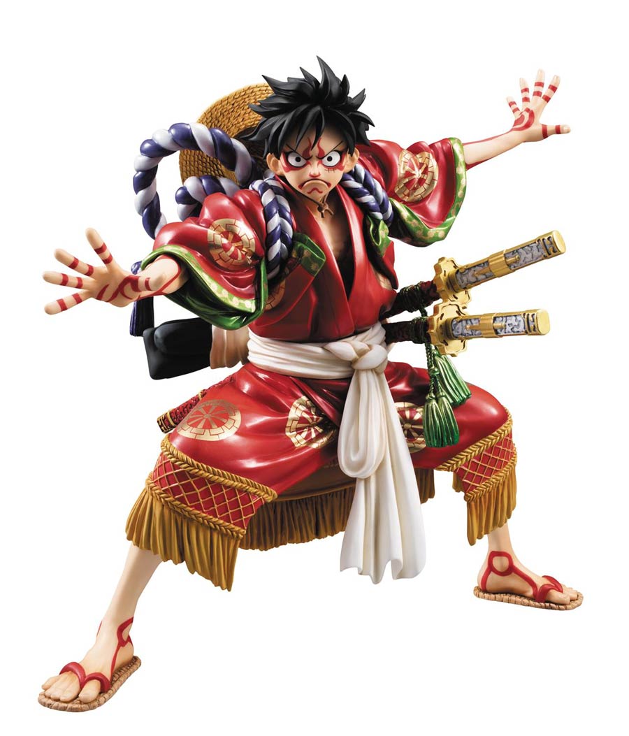 One Piece P.O.P. Monkey D Luffy Kabuki EX Model Limited PVC Figure