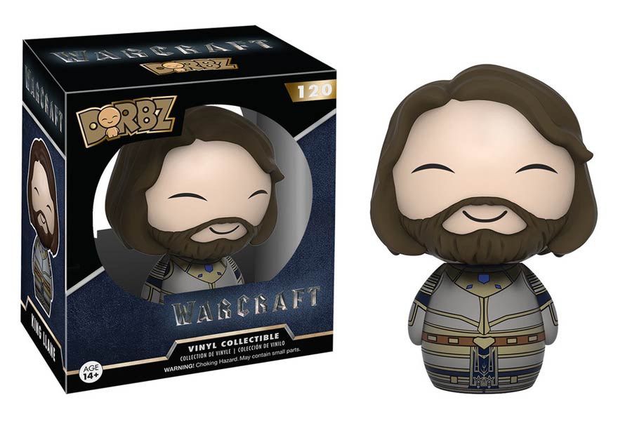 Dorbz 120 Warcraft Movie King Llane Vinyl Figure