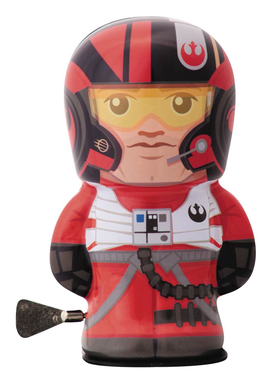 Star Wars Episode VII The Force Awakens Bebot Wind-Up Tin Toy - Poe Dameron