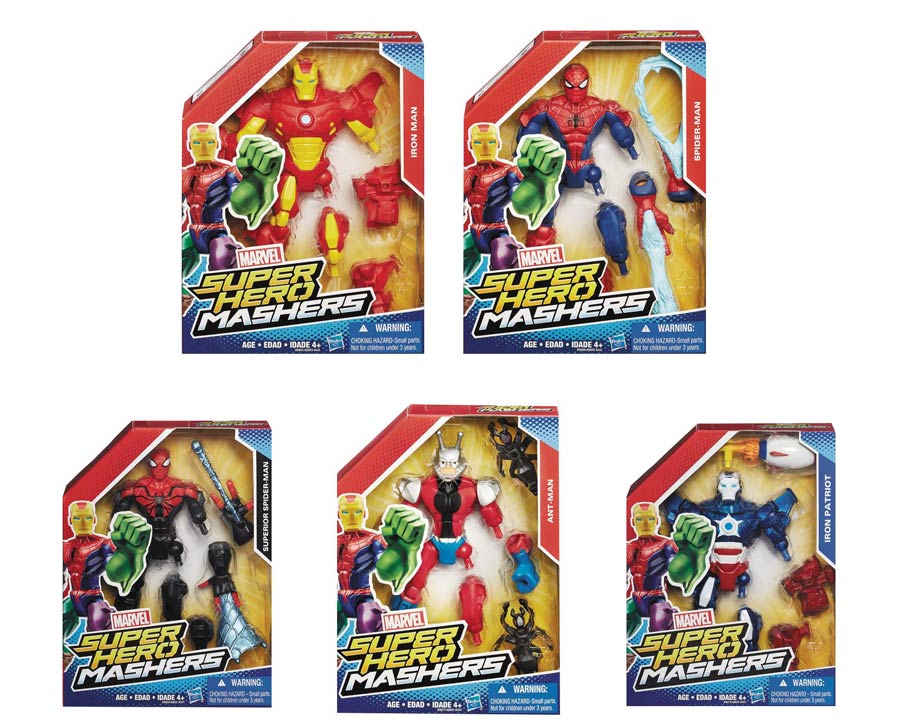 Avengers Super Hero Mashers 6-Inch Action Figure Assortment Case 201601