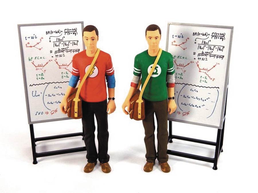 Big Bang Theory Sheldon Cooper Green Lantern Shirt 7-Inch Action Figure